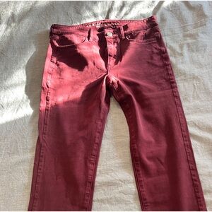 American Eagle Outfitters Women's Burgundy Jeggings